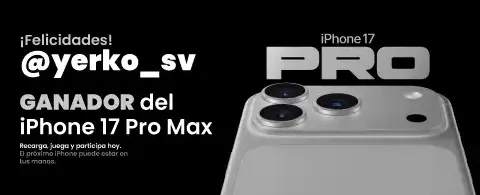 ¡Gánate un iPhone 17 Pro Max! promotion